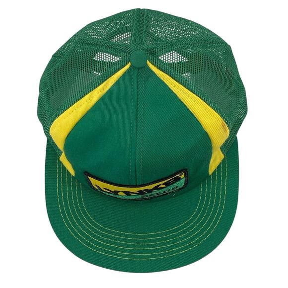 VTG 80s Lynks Seeds Trucker Hat Cap Adjustable K Brand Farmer Snapback USA (H10) - Picture 5 of 9